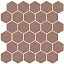 Мозаика 63010 Агуста розовый матовый 29,7x29,8x0,69 из 30 частей 5,2х6, Kerama Marazzi (Керама Марацци)