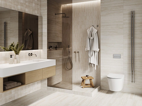 Купить Плитка 010100001527 Rhodes (Родес) beige wall 03 25х60, Gracia Ceramica в Санкт-Петербурге | Плитбург