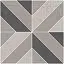 Декор ID124T Про Лаймстоун серый матовый 60x60x0,9, Kerama Marazzi (Керама Марацци)