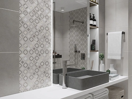 Плитка 509641101 Starck (Старк) Grey 20,1х40,5, Azori (Азори)