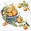 Панно 583012024 Vogue (Вог) Citrus 2 белый 40,5х40,2, Azori (Азори)
