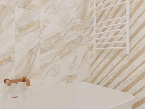 Купить Коллекция плитки Calacatta Oro (Калакáтта Óро) 24,2х70, Eletto Ceramica (Элетто Керамика) в Санкт-Петербурге | Плитбург