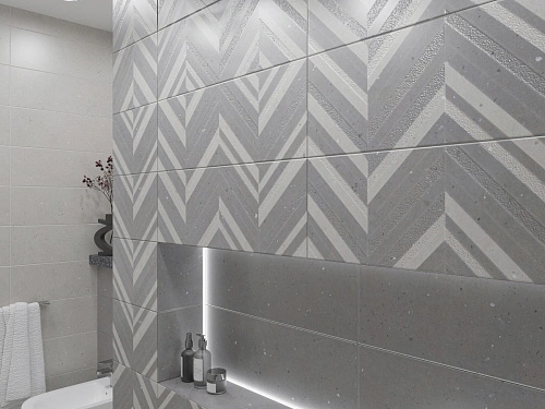 Плитка 00-00108455 Limestone (Лаймстоун) Grey Struttura 24,2х70, Eletto Ceramica (Элетто Керамика)