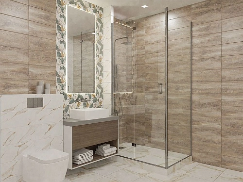 Плитка 509571101 Калакатта Айвори (Calacatta Ivori) Wood 20,1х50,5, Azori (Азори)