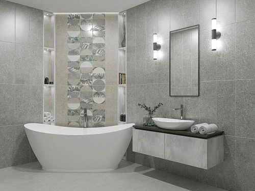 Плитка 00-00108497 Lunario (Лунарио) Beige 24,2х70, Eletto Ceramica (Элетто Керамика)