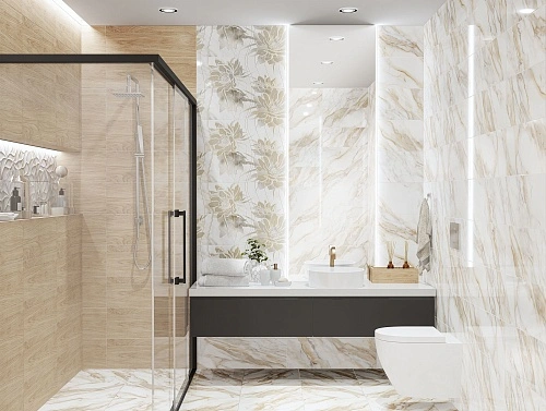 Купить Коллекция плитки Calacatta Oro (Калакáтта Óро) 24,2х70, Eletto Ceramica (Элетто Керамика) в Санкт-Петербурге | Плитбург