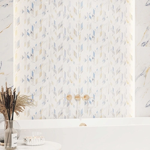 Купить Коллекция плитки Calacatta Fantasy (Калакáтта Фэ́нтэзи) 24,2х70, Eletto Ceramica (Элетто Керамика) в Санкт-Петербурге | Плитбург