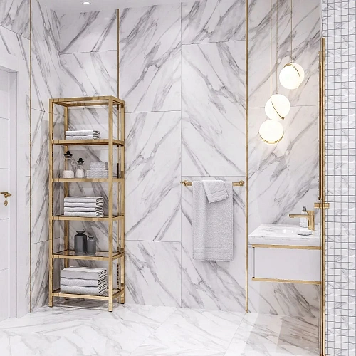Керамогранит AB 1112G Carrara Classic полированный 60х120, Absolut Gres