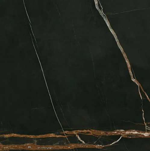 Керамогранит Granite Lusso Nero (Люссо) неро легкое лаппатирование LLR 59,9х59,9, Idalgo (Идальго)