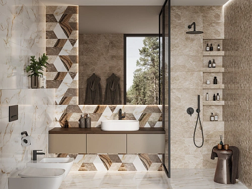 Купить Плитка 010100001525 Joy (Джой) beige wall 04 25х60, Gracia Ceramica в Санкт-Петербурге | Плитбург