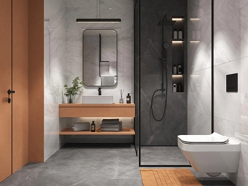 Купить Керамогранит A17120 Futura (Футура) тонкий Classy Marble полированный белый ректификат 60х120, Cersanit в Санкт-Петербурге | Плитбург