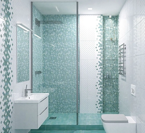 Плитка для пола 00-00001245 Калипсо (Calypso) Aquamarine 42х42, Azori (Азори)