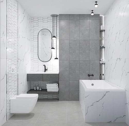 Коллекция плитки Calacatta Opaco (Калакатта Опако) 31,5х63, Azori (Азори)