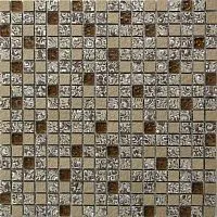 Dreams Beige мозаика стеклянная с камнем 30х30, Bonaparte (Бонапарт)