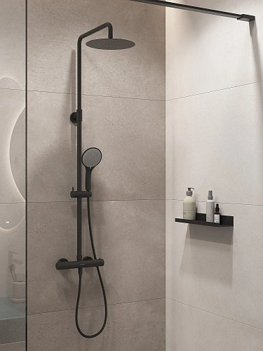 Купить Керамогранит A17123 Futura (Футура) тонкий Soft Concrete серый ректификат 60х120, Cersanit в Санкт-Петербурге | Плитбург