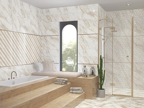 Купить Коллекция плитки Calacatta Oro (Калакáтта Óро) 24,2х70, Eletto Ceramica (Элетто Керамика) в Санкт-Петербурге | Плитбург