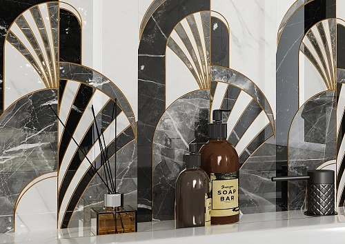 Купить Коллекция плитки и керамогранита Noir (Ноёр) 25х60, Gracia Ceramica (Грация Керамика) в Санкт-Петербурге | Плитбург