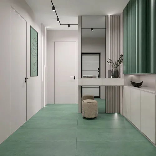 Керамогранит Гранитея G007 ArtBeton (Артбетон) Green рельеф 120х60