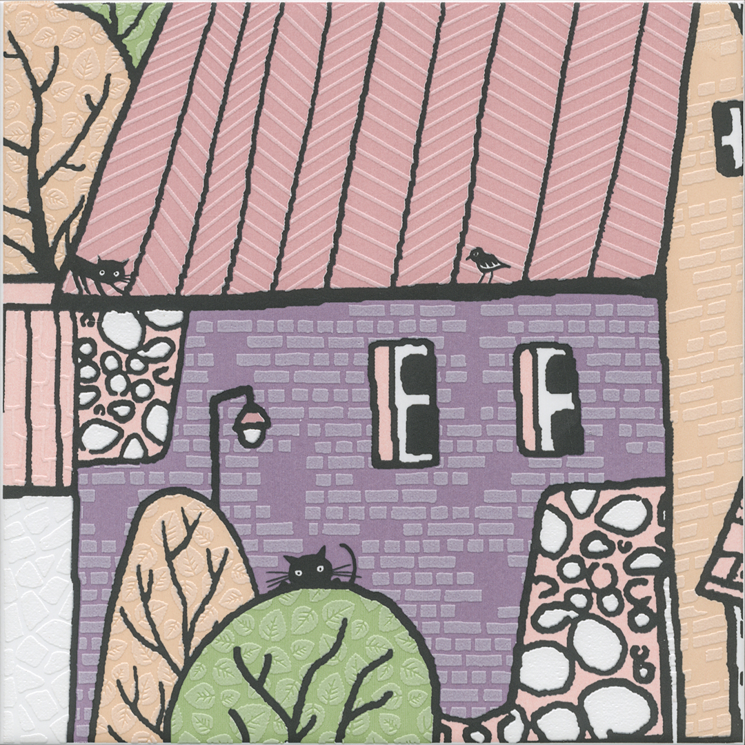 Декор OS\A226\5009 Городок 3 матовый 20x20x0,69, Kerama Marazzi (Керама Марацци)