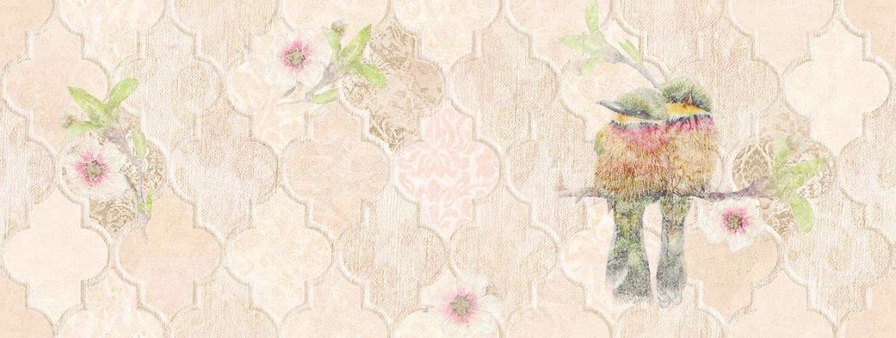 150862 Жардино (Zhardino) матовая плитка для стен 40х15, Pieza ROSA