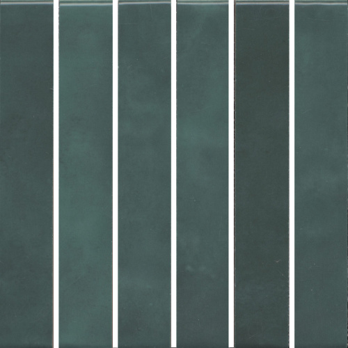 Декор KMD2MSM005BN Фес мозаичный зелёный тёмный глянцевый 15x15x0,77, Kerama Marazzi (Керама Марацци)