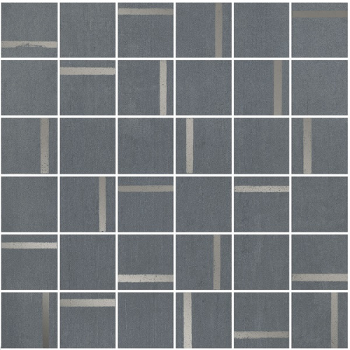 Декор SG640220\MM Гварди 2 мозаичный синий матовый обрезной 30x30x0,9, Kerama Marazzi (Керама Марацци)