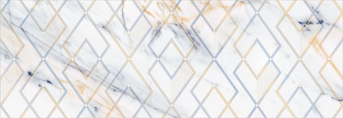 Декор 589132001 Calacatta Fantasy (Калакáтта Фэ́нтэзи) Perla 24,2х70, Eletto Ceramica (Элетто Керамика)