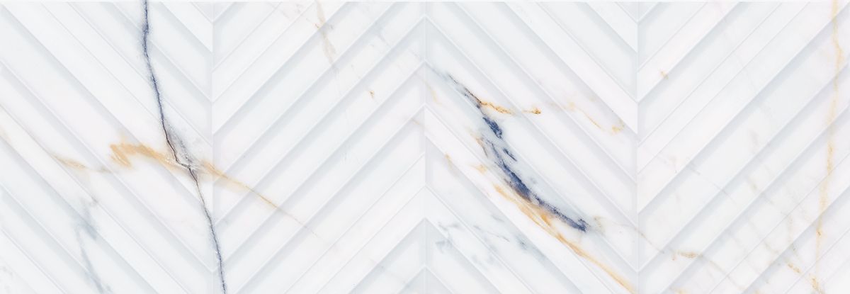 Плитка 509241101 Calacatta Fantasy (Калакáтта Фэ́нтэзи) Struttura Linea 24,2х70, Eletto Ceramica (Элетто Керамика)