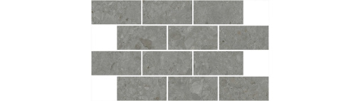 Декор DD606120\MM Чеппо ди Гре мозаичный серый тёмный матовый обрезной 34,6x20x0,9, Kerama Marazzi (Керама Марацци)