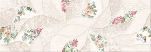 Плитка 506931101 Malwiya (Мáльвия) Milk Floris 24,2х70, Eletto Ceramica (Элетто Керамика)