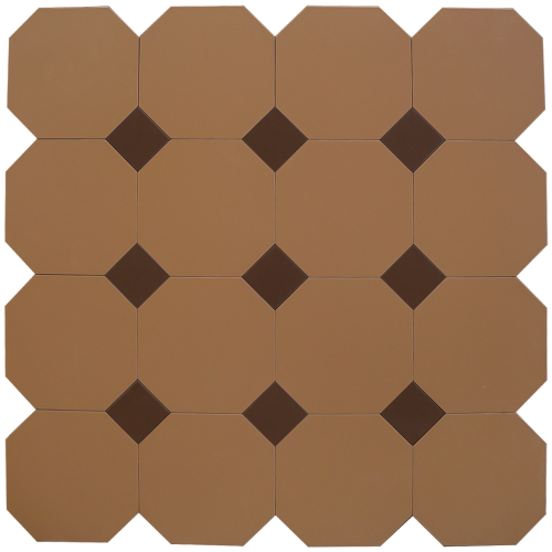 Фальш-октагон плитка-модуль под вставки 4,7х4,7 светло-кирпичный (032) 60х60, Keramark (Керамарк)