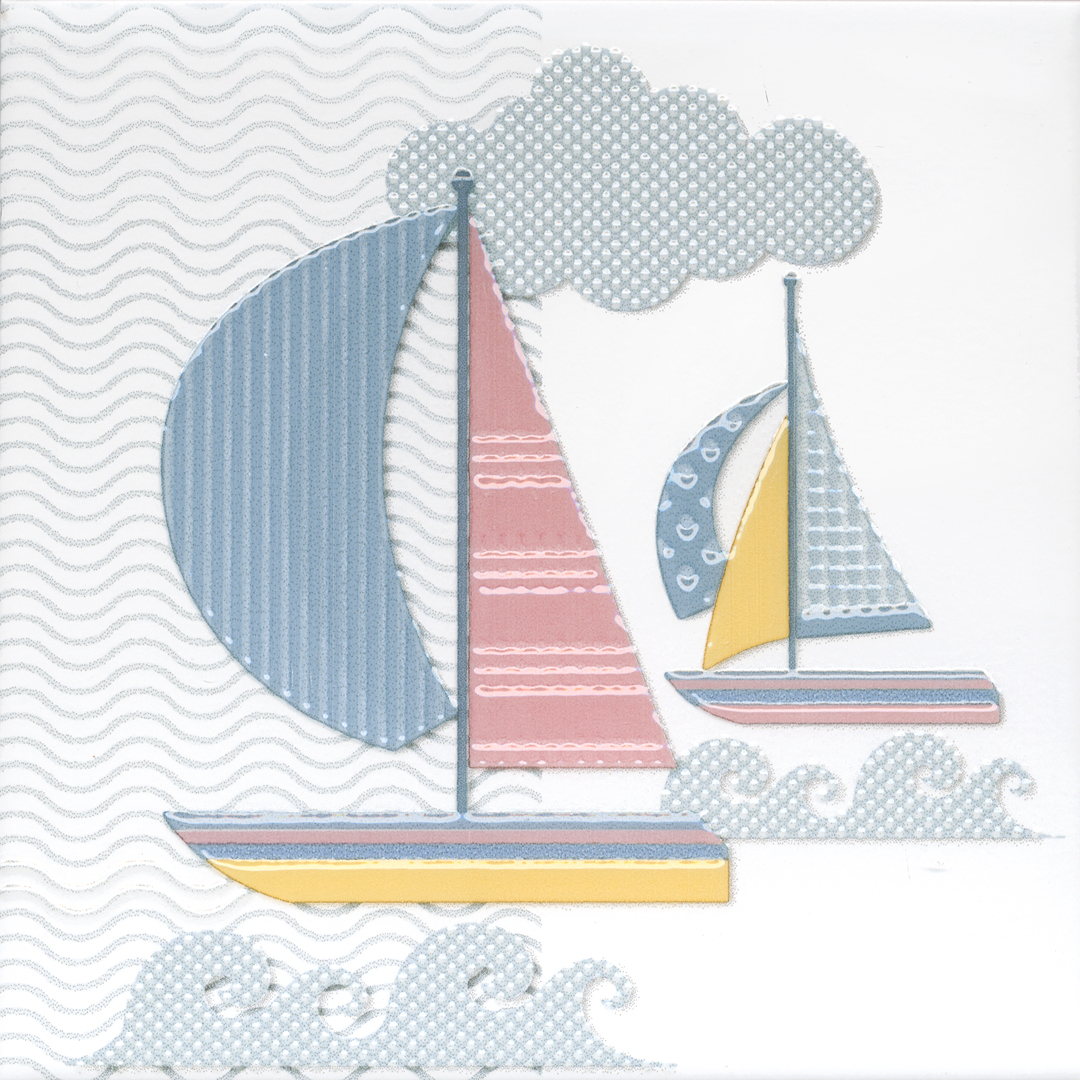 Декор VT\A377\5009 Бон Вояж "Парусник" 20x20x0,69, Kerama Marazzi (Керама Марацци)