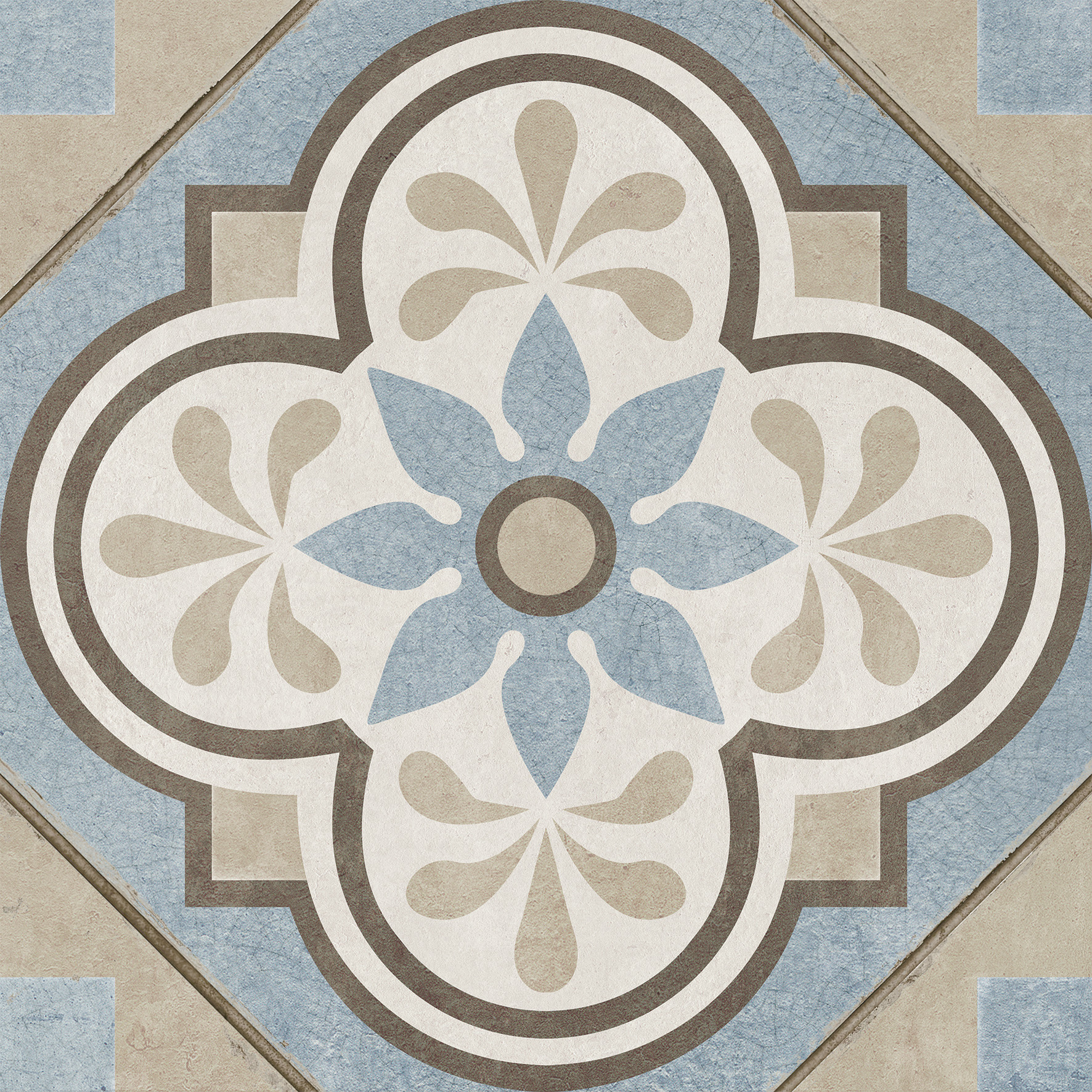 Керамогранит A16067 Daisy пэчворк рельеф 29,8х29,8, Cersanit