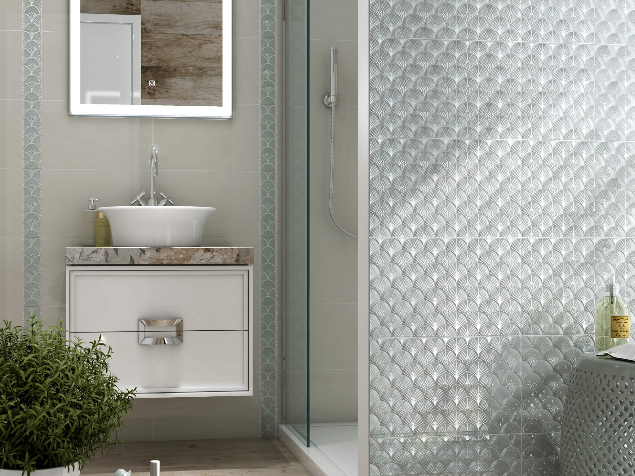 Коллекция плитки и керамогранита Сияние 25х40, Kerama Marazzi (Керама Марацци)