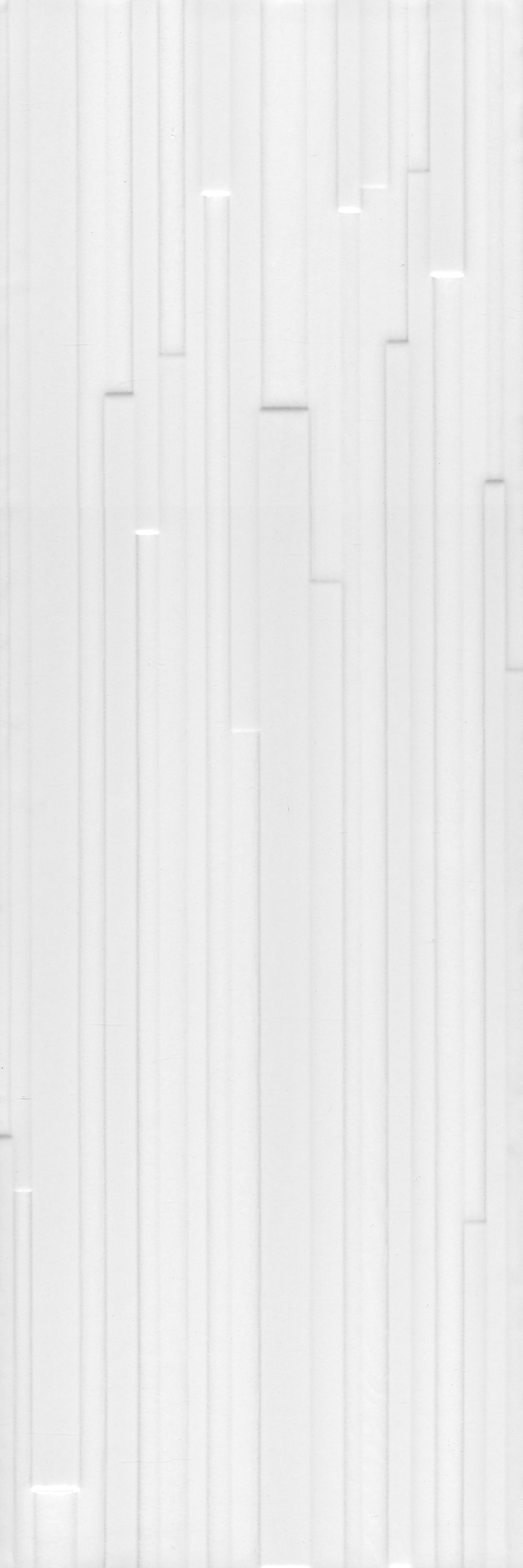 Плитка 60174 Бьянка белый матовый полоски 20x60x0,9, Kerama Marazzi (Керама Марацци)