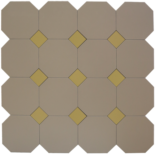 Фальш-октагон плитка-модуль под вставки 4,7х4,7 кофе с молоком (005) 60х60, Keramark (Керамарк)