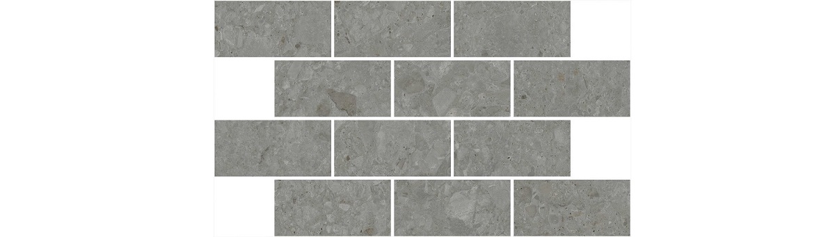 Декор DD606120\MM Чеппо ди Гре мозаичный серый тёмный матовый обрезной 34,6x20x0,9, Kerama Marazzi (Керама Марацци)