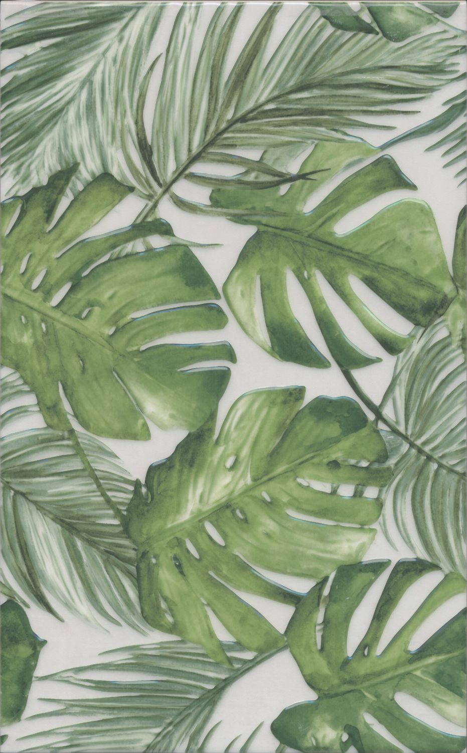 Плитка 6410 Левада зеленый глянцевый 25x40x0,88, Kerama Marazzi (Керама Марацци)