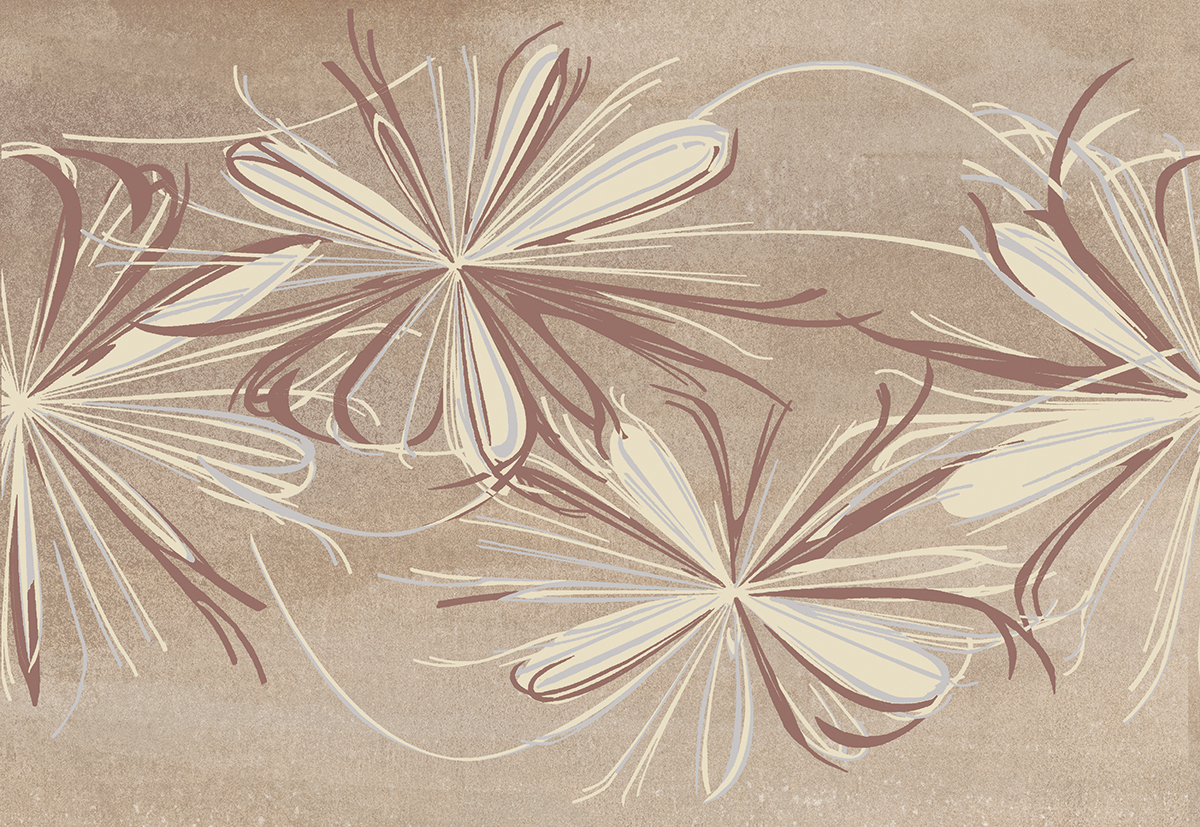 Декор 587892001 Sonnet (Соннет) Beige Flower бежевый 20,1х50,5, Azori (Азори)