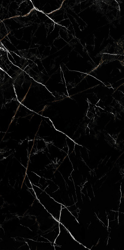 Керамогранит A17442 Nero (Неро) черный полированный HG ректификат 60х120, Cersanit