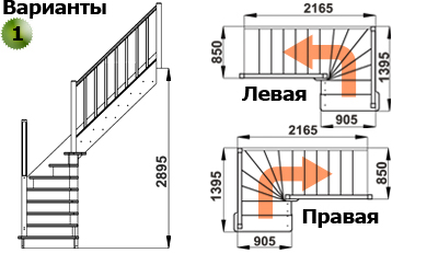 Лестница ЛС-225м Л new сосна (5 уп), Profi&amp;Hobby