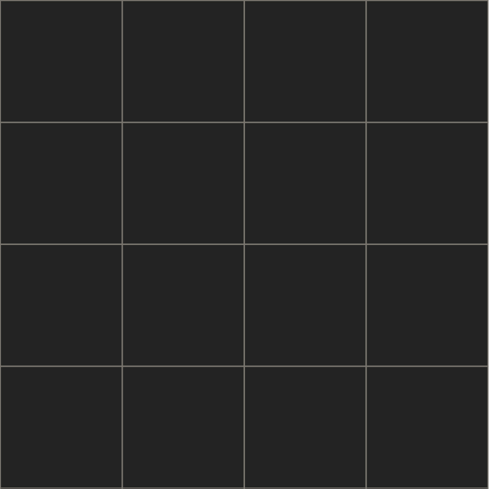 Фальш-квадрат плитка-модуль черный (013) 60х60, Keramark (Керамарк)