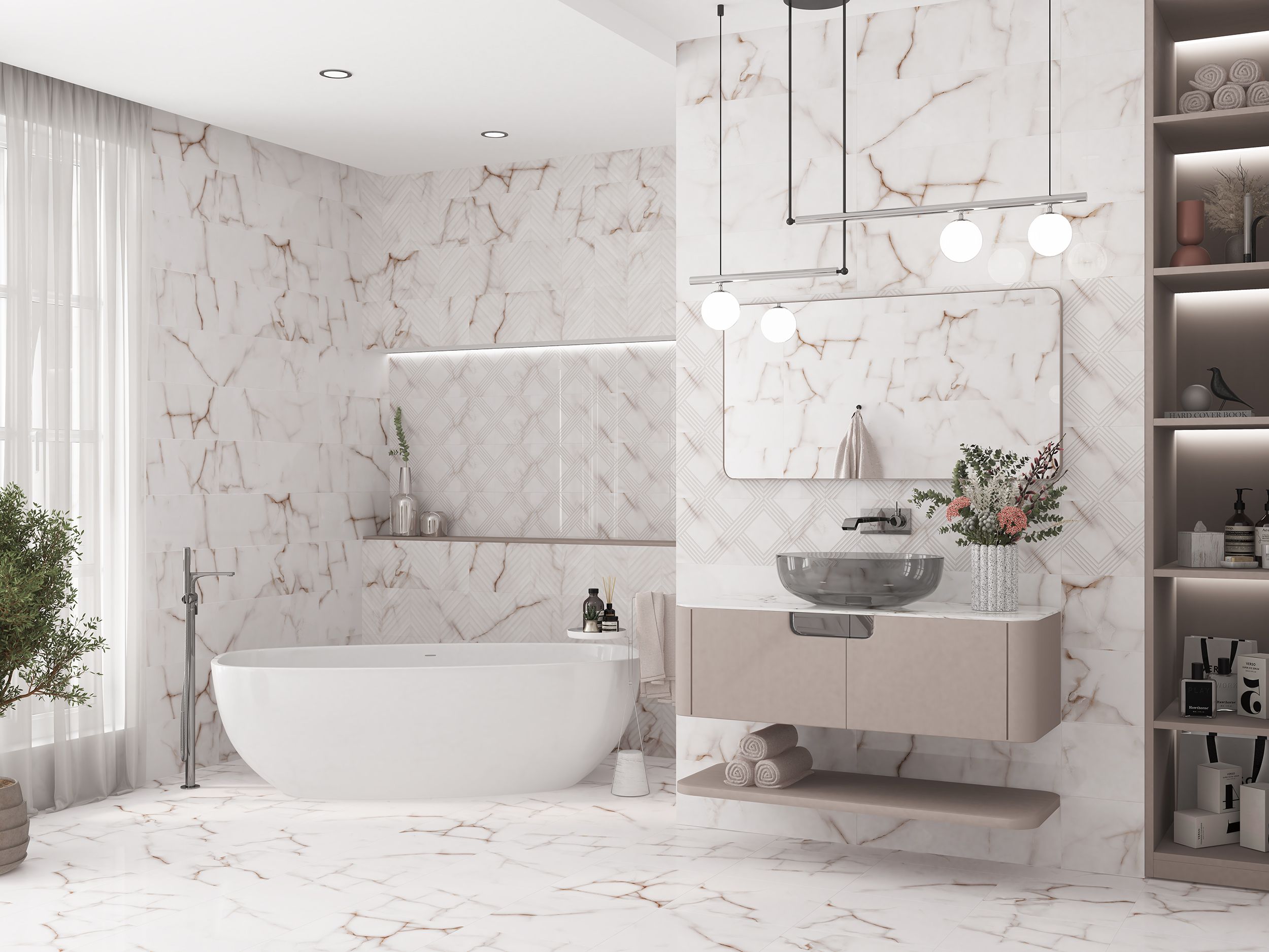 Коллекция плитки Grey Portogallo (Грэй Портогáлло) 24,2х70, Eletto Ceramica (Элетто Керамика)