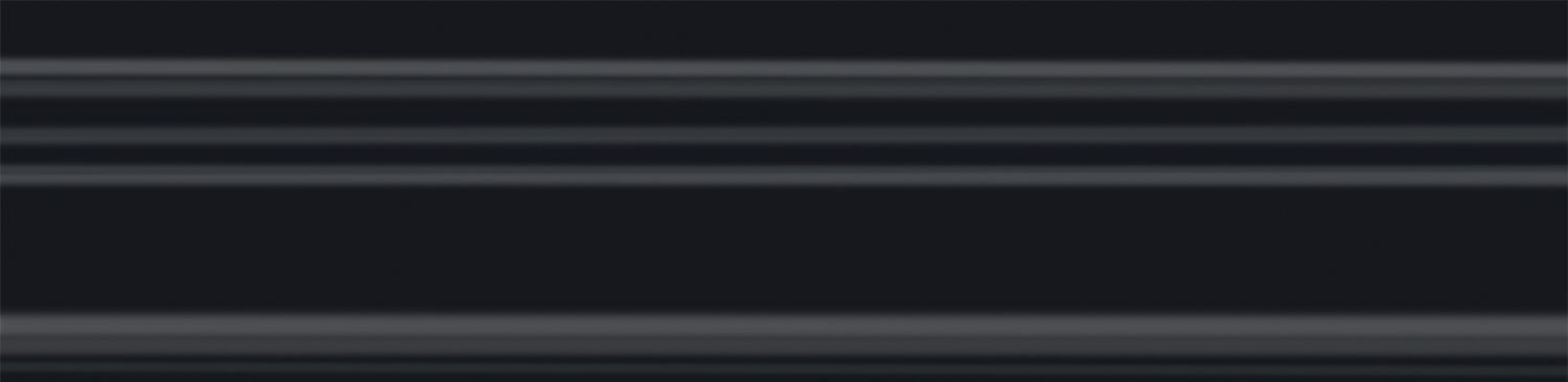 Бордюр BLB050 Багет Альвао черный матовый 20x5x1,9, Kerama Marazzi (Керама Марацци)