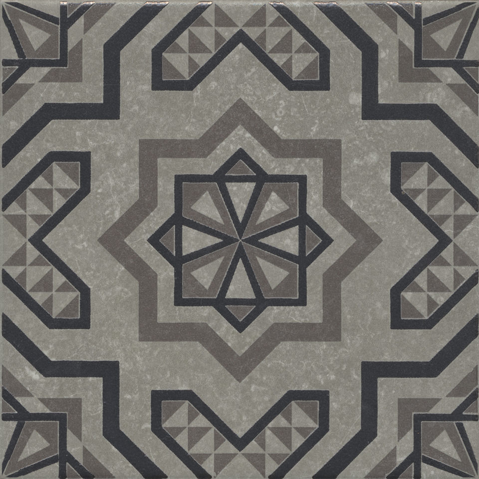 Декор KMD3STA048GN Касабланка серый матовый 20x20x0,8, Kerama Marazzi (Керама Марацци)