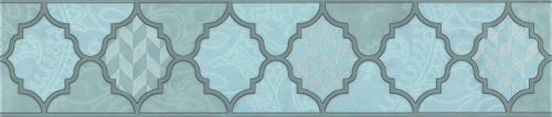 Бордюр OP\A27\6331 Фоскари бирюзовый глянцевый 25x5,4x0,8, Kerama Marazzi (Керама Марацци)