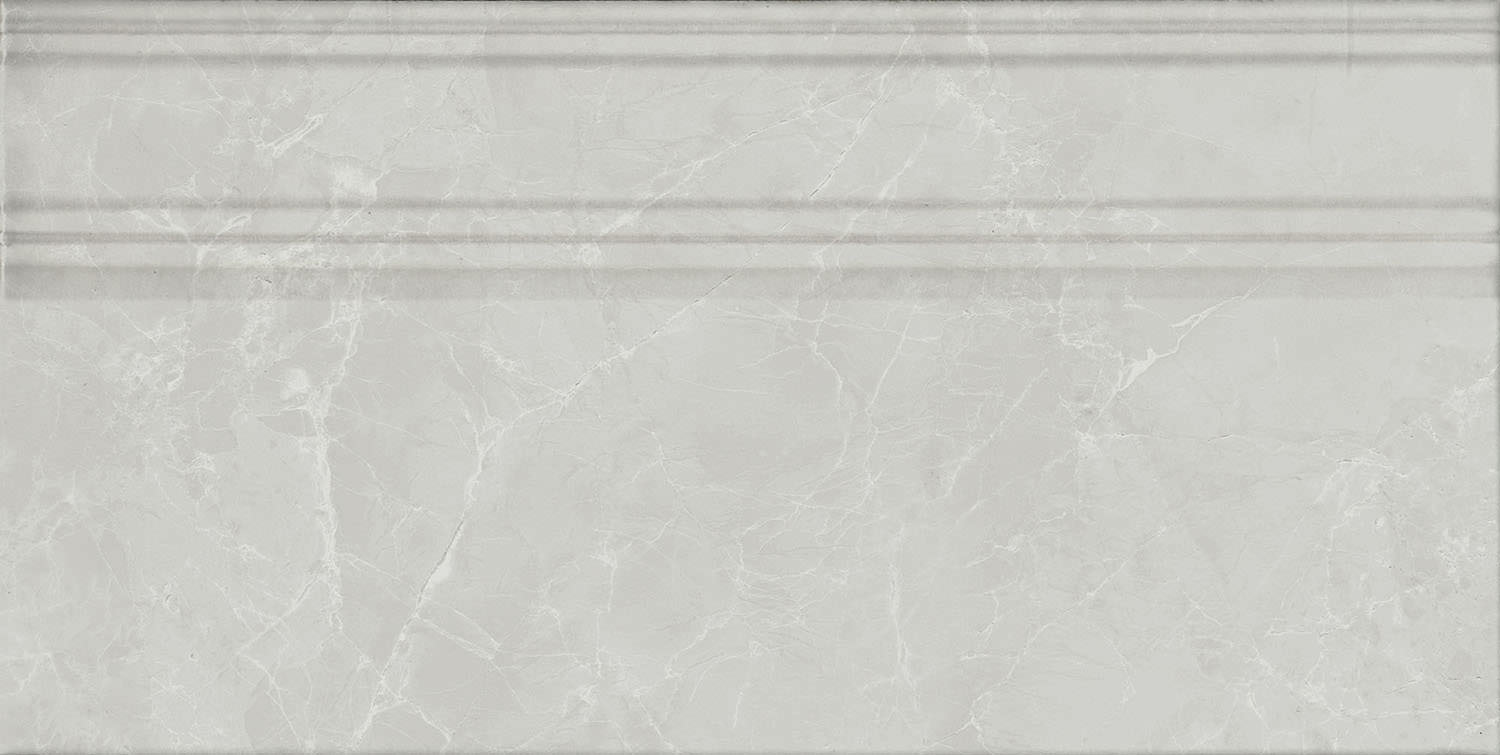 Плинтус FME028R Монте Тиберио серый глянцевый обрезной 20x40x1,6, Kerama Marazzi (Керама Марацци)