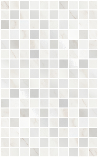 Декор MM6359 Гран Пале белый мозаичный глянцевый 25x40x0,8, Kerama Marazzi (Керама Марацци)