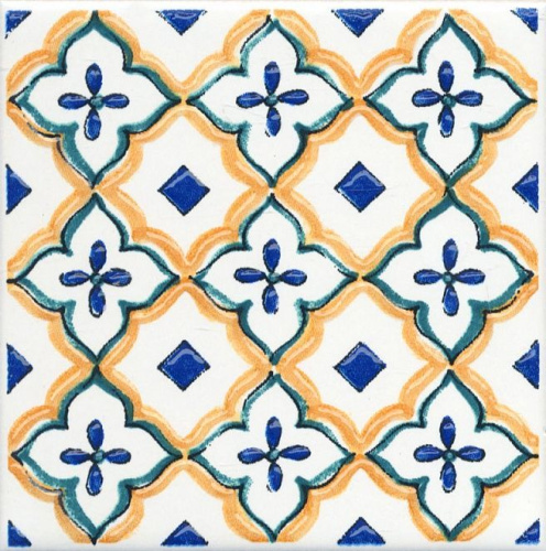 Декор STG\A469\5232 Капри майолика глянцевый 20x20x0,69, Kerama Marazzi (Керама Марацци)