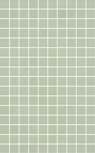 Декор MM6409 Левада мозаичный зеленый светлый глянцевый 25x40x0,8, Kerama Marazzi (Керама Марацци)